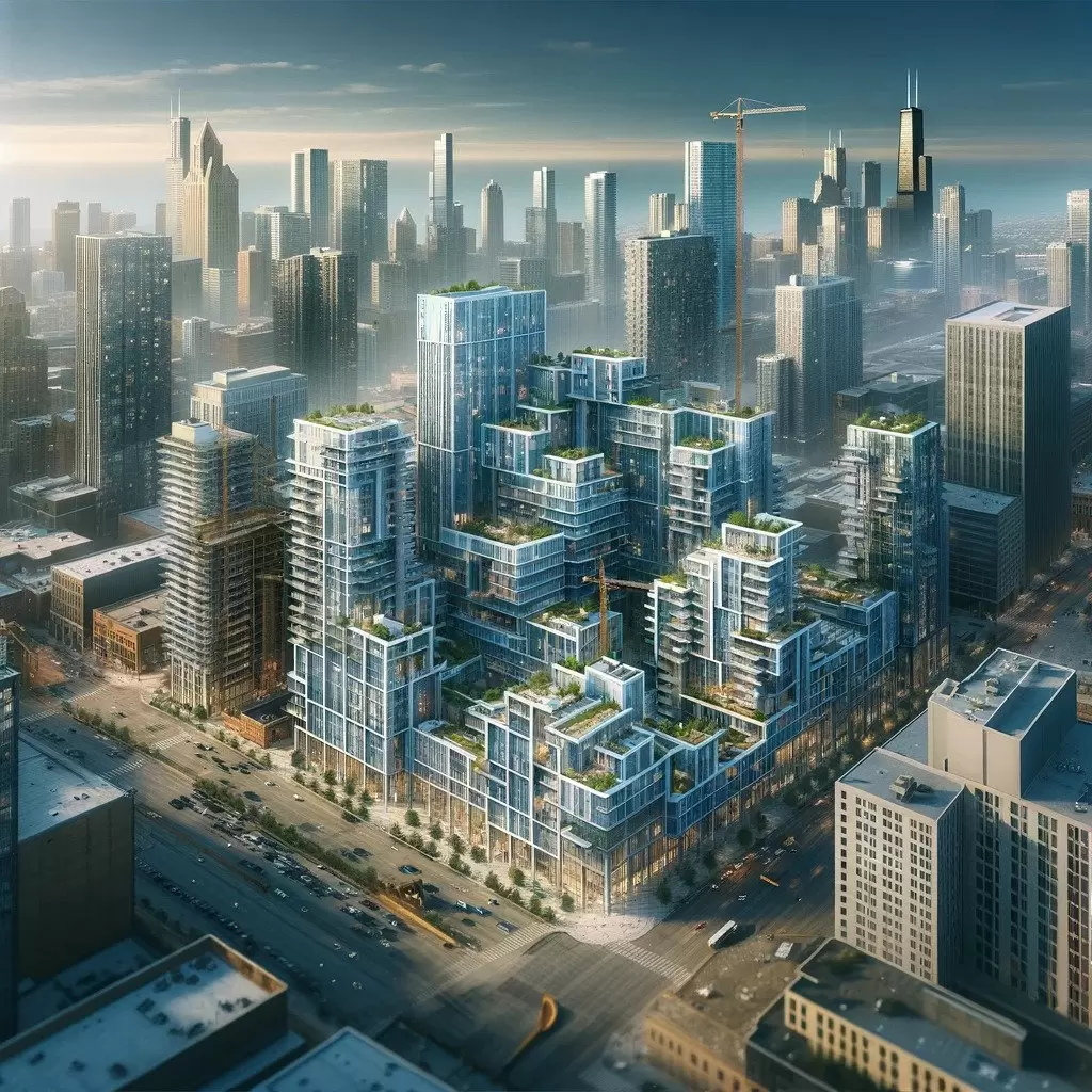 Chicago skyline transforming with office to apartment conversions
