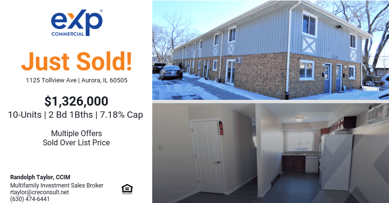 Social Media 1219412 1 - Just Sold! 10-Unit Multifamily Property Aurora IL