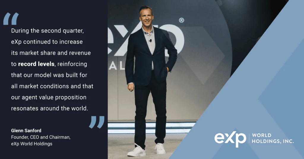 eXp World Holdings Reports Record Second Quarter 2022 Revenue of $1.4 Billion 6
