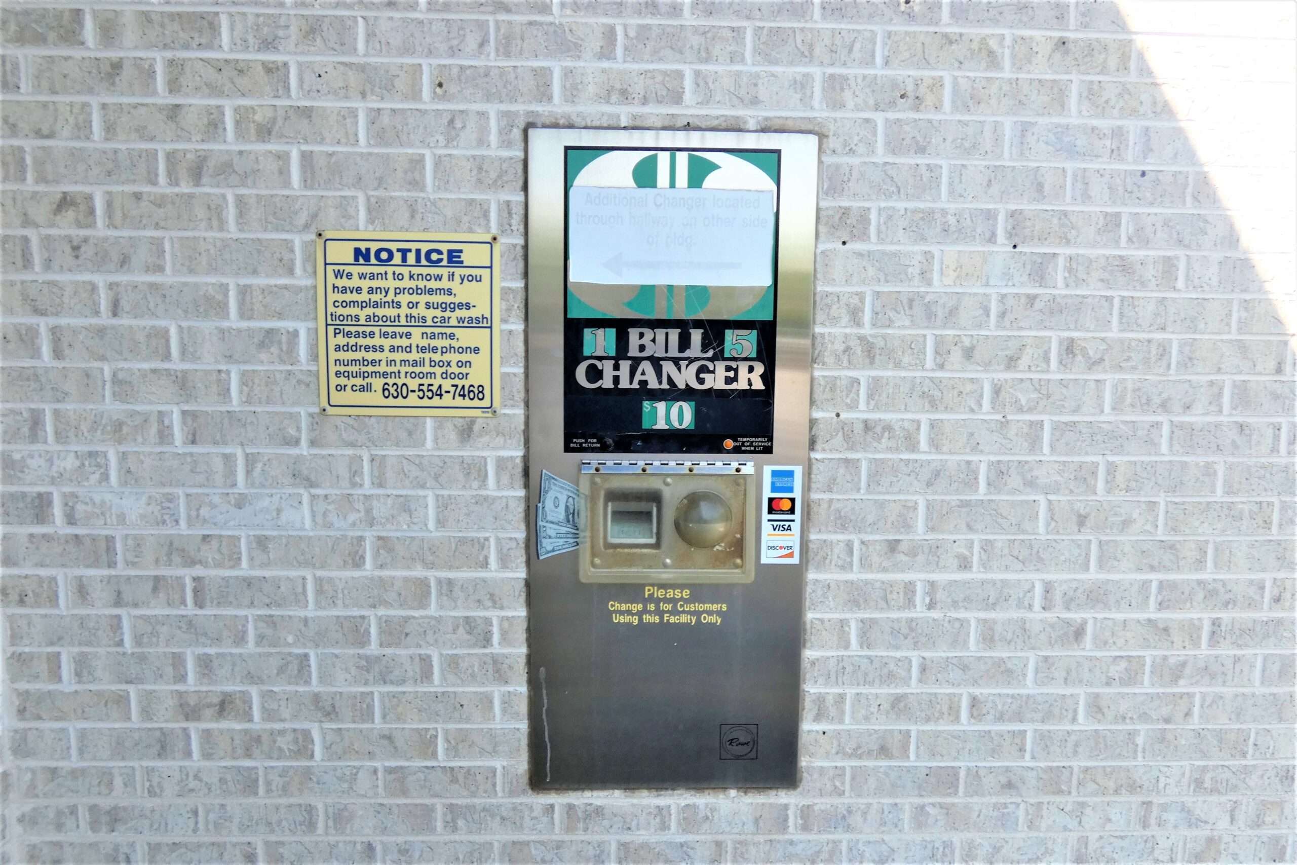 Mason Square Car Wash bays in Oswego, Illinois