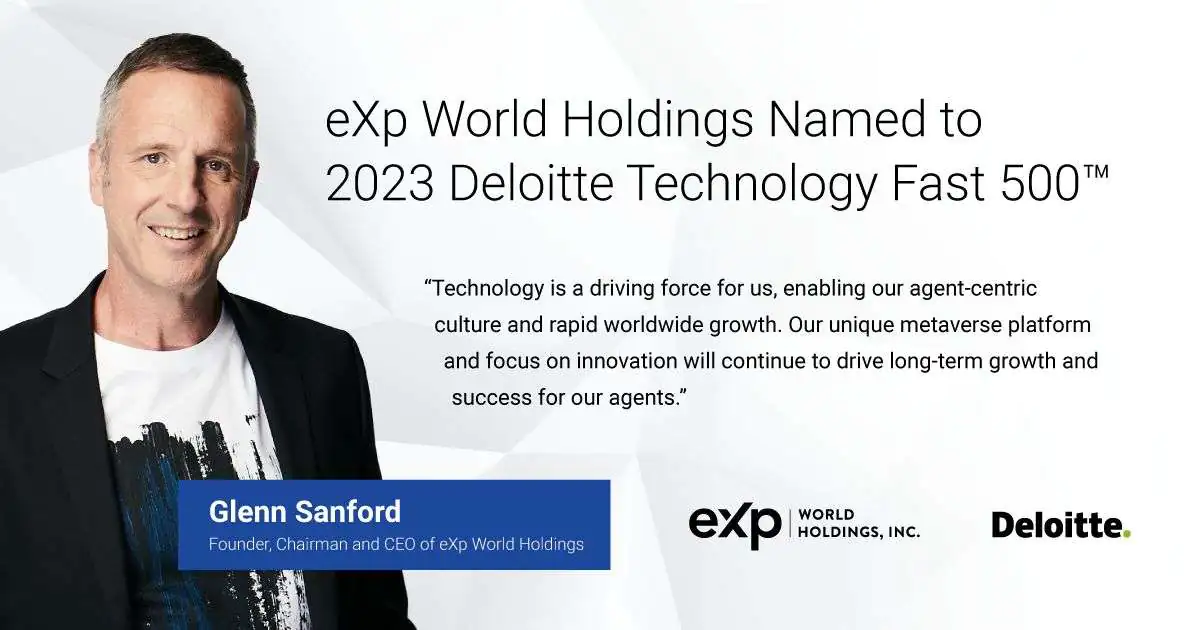 eXp World Holdings Named to 2023 Deloitte Technology Fast 500™ 2