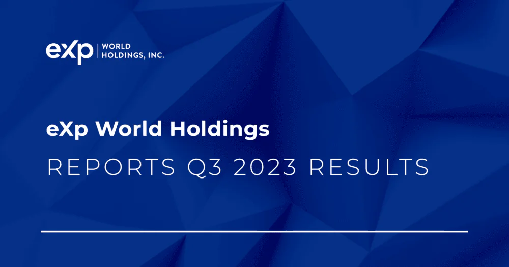 eXp World Holdings Reports Q3 2023 Results 3