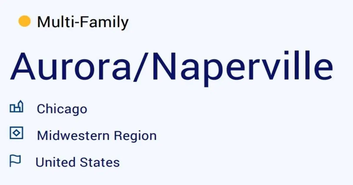 Aurora Naperville multifamily market Q3 2024 report