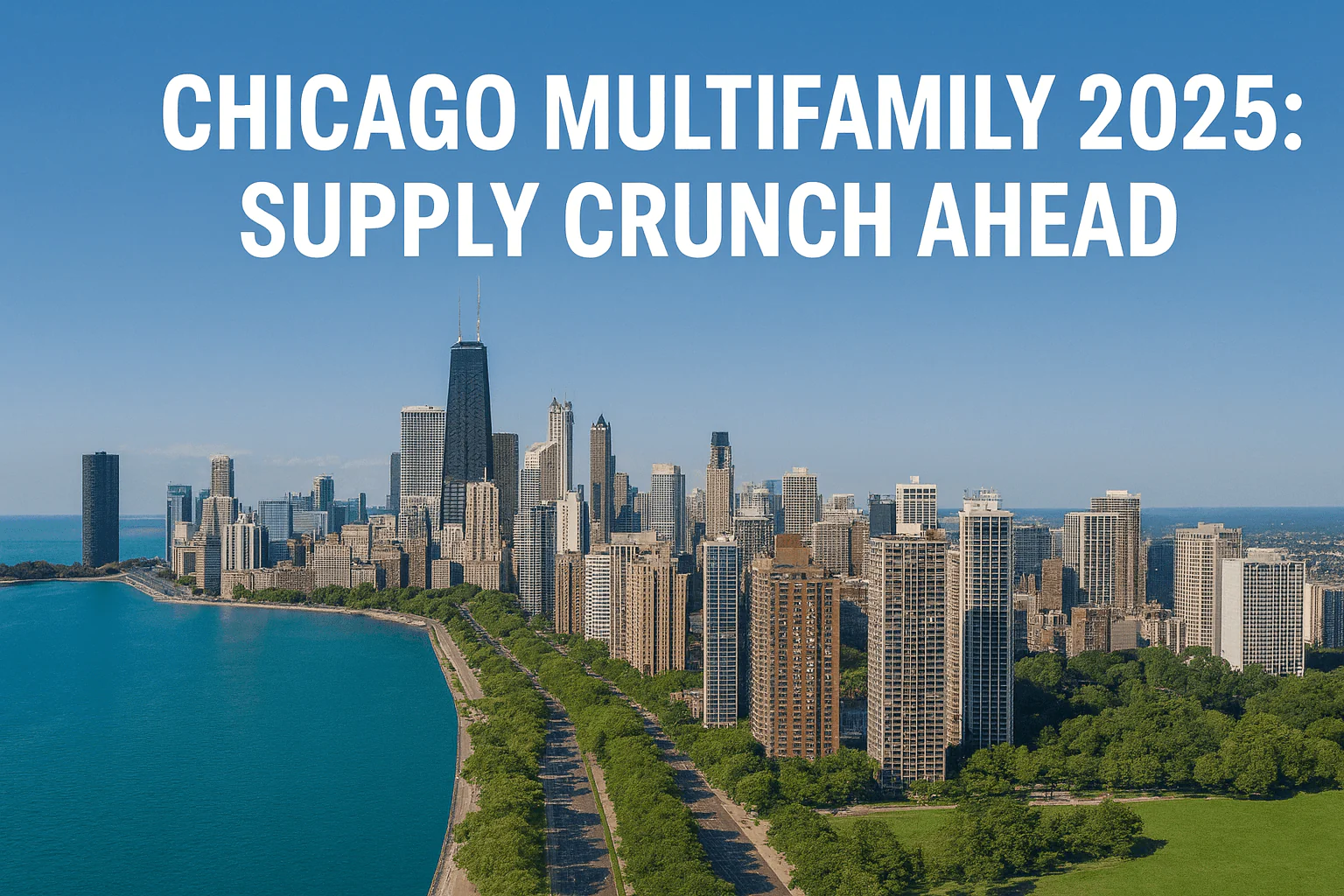 Skyline of Chicago apartment market 2025 with reduced housing supply