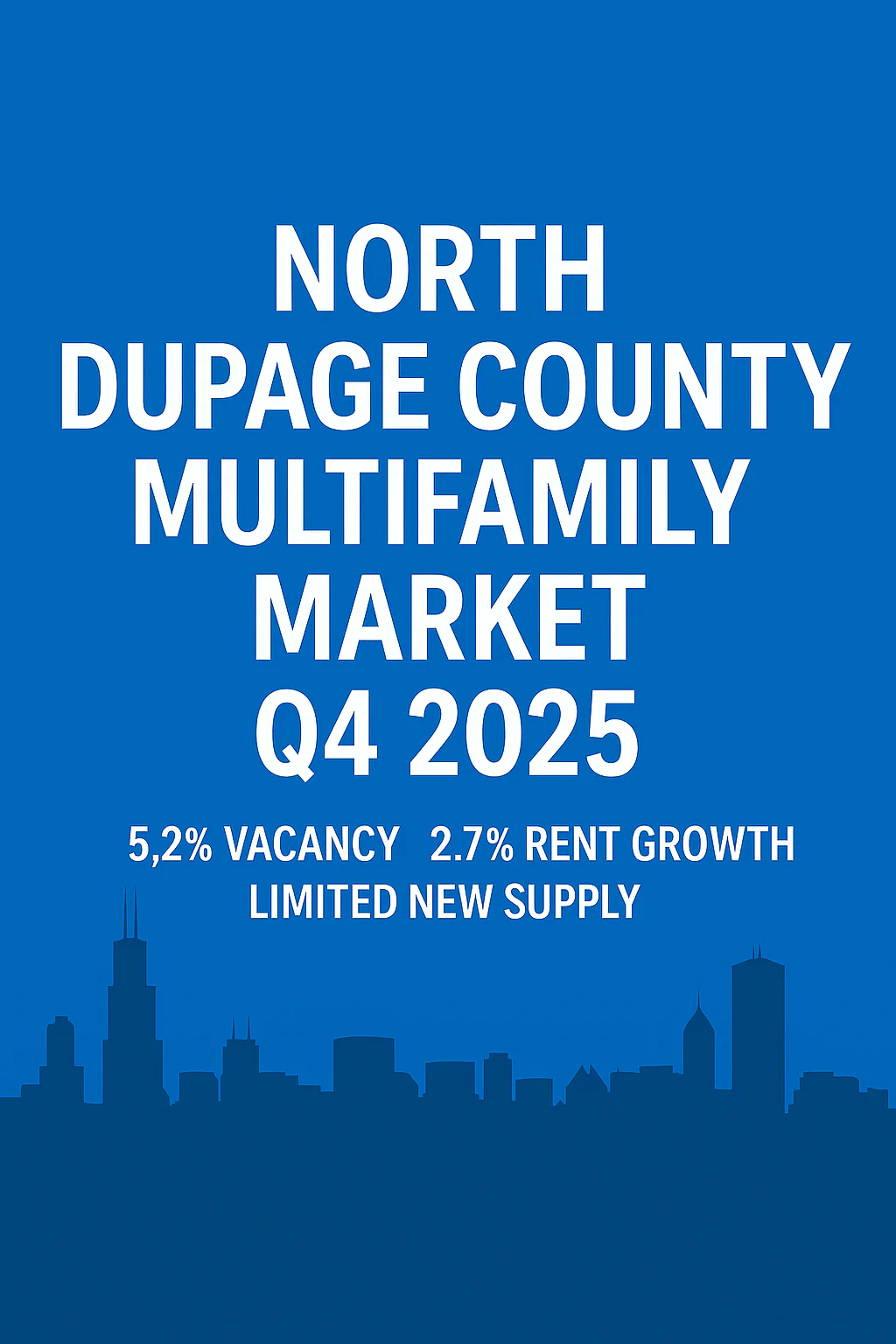 North DuPage County multifamily market Q4 2025 skyline and apartments