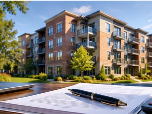 Chicago multifamily property with financing documents illustrating strong fundamentals and a harder debt market