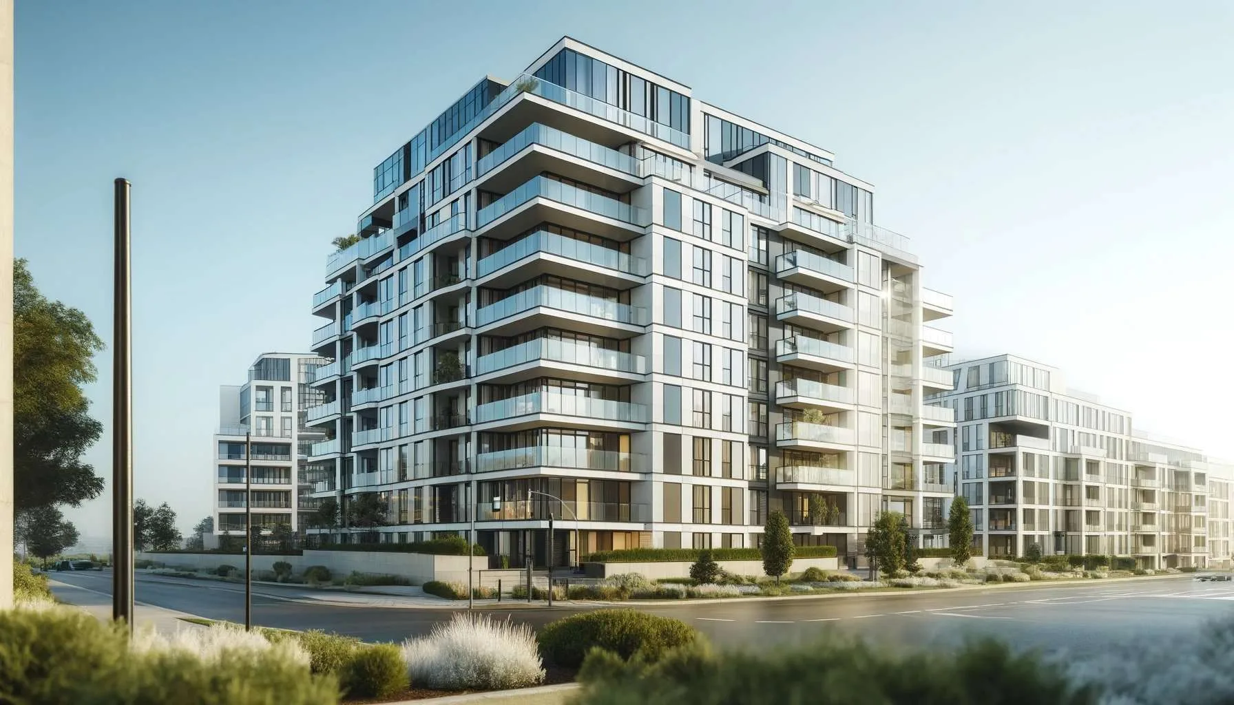 Modern Apartment Building