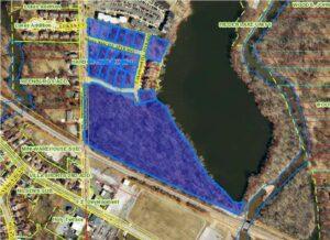 GIS - The Brickyard of Hidden Lake 17-acre Acre Lake Front Land Development For Sale Hobart, IN