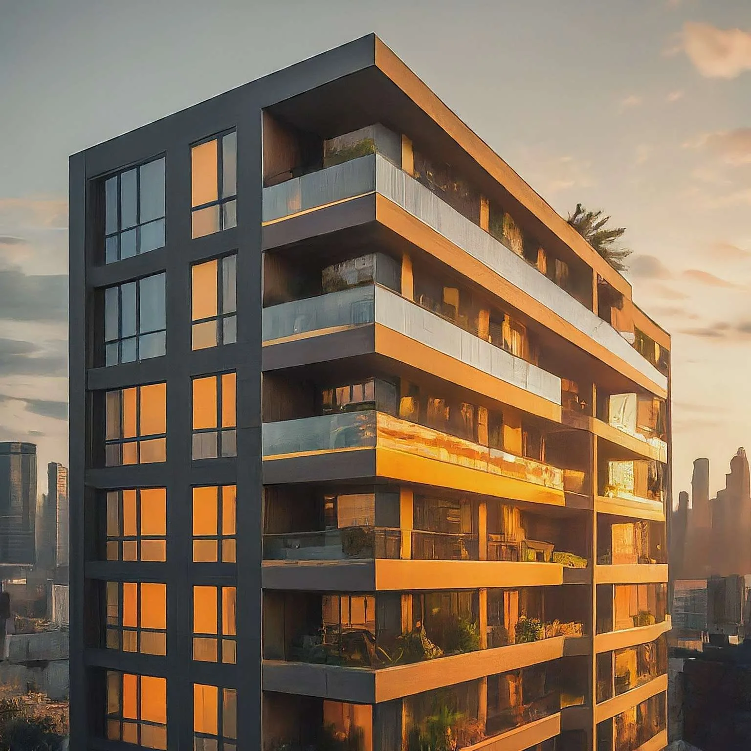 Multifamily apartment building with high occupancy rate